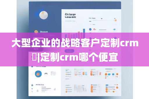 大型企业的战略客户定制crm​|定制crm哪个便宜