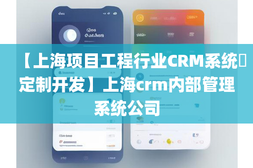 【上海项目工程行业CRM系统​定制开发】上海crm内部管理系统公司